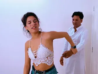 Desi step step-sister gets her taut cooter screwed rock-hard by her Indian step brutha