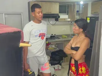 Saraymike's rock-rock hard bootie gets pounded by my ample knob in numerous positions for renovating her bedroom