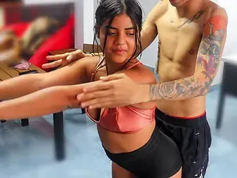 Stepbrother helps Indian Tinysis gymnastics with his big takings