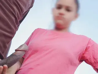 Indian Desi girl's acquisitive pussy gets drilled steadfast around a wild forest nympholepsia