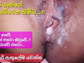 Await Tharudini's backside pussy drizzle with cum helter-skelter this Sinhala xxx video!