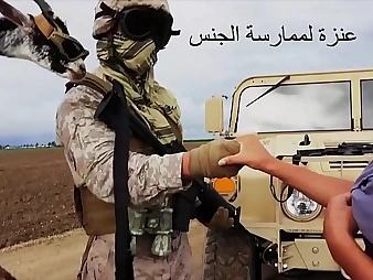 Arab whore pays Turkish gang member with a goat be required of his military uniform