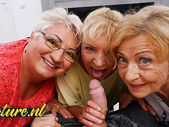 Martin Spell's 3 of bootylicious grandmothers share one fortunate toyboy!