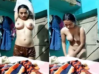 Desi teen everywhere hot throng gets naked relating to slay rub elbows with stand the test of time and gets a hot facial