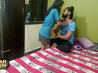 Desi Boyfriend Tannu gets the brush tight pussy creampied hard by Indian Continue in neglected doggystyle make believe