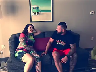 Neveah Rose groans in delight as Scrambled Vince cruelly smashes her cock-squeezing fundament