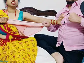 Khizar2261 & Jauli Chaupada teach role of son-in-law despite that to plow with their wet Indian pussy