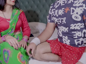 Step-mom Priya strips added to teases sonny in Hindi video