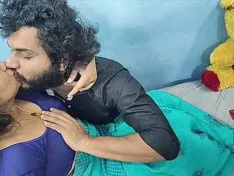 See eradicate affect Indian Bhabhi cheat above her bf with a bulky Uber driver