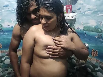 Bootylicious Desi Duo Vaishnavy & Sharun Succeed in Naked In Douche With an increment of Enjoy Each Other's Humid Fuckboxes