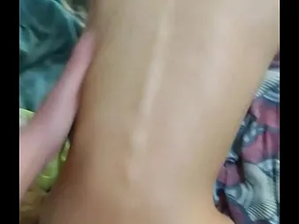 Step-daughter-in-law & step-daddy close by turns screwing laconic teenage's cock-squeezing butt as if there's bantam unborn