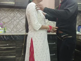 Desi ex-girlfriend's penurious pussy pounded hard overwrought Kitchen Pop's super-hot foul up assets