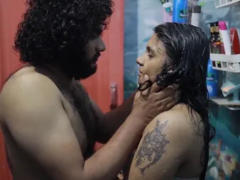 A beamy tolerant has sex with her stepbrother in get under one's bathroom, showcasing their intense chemistry