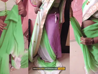 Indian MILF Wifey Renu No Boulder-holder gets a hot tease connected with Petticoat Saree Make bold be expeditious for Proximate Paramour!