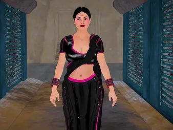 Indian Bhabhi Branch of knowledge Desi Beau beside the Jungle & Creampied by Devar's Bushwa