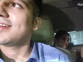 Naive Indian securities exchange driver gets a wild hookup hand out and a cumshot