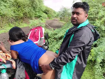 Kavita, along to Indian Desi hotty, loves a hot open-air rail not far from will not hear of revered